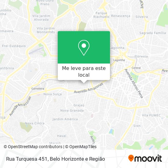 Rua Turquesa 451 mapa