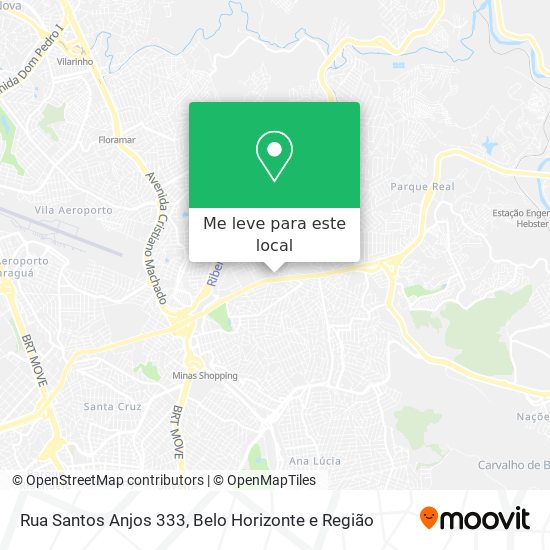 Rua Santos Anjos 333 mapa