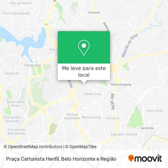 Praça Cartunista Henfil mapa
