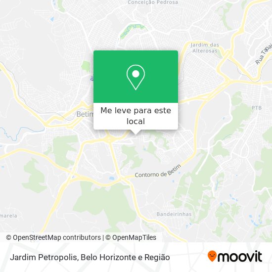 Jardim Petropolis mapa