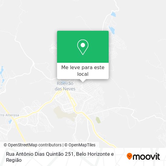 Rua Antônio Dias Quintão 251 mapa