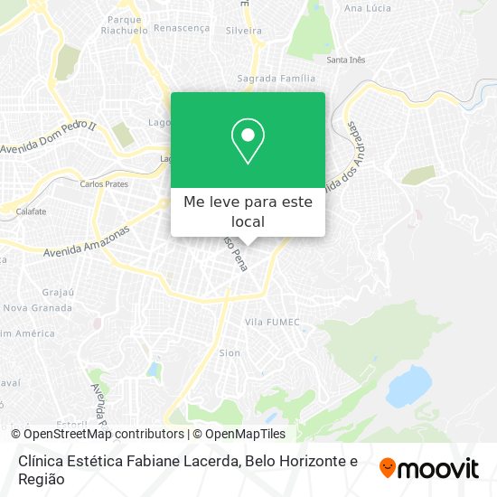 Clínica Estética Fabiane Lacerda mapa