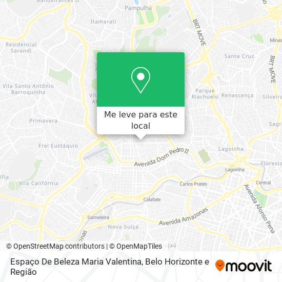 Espaço De Beleza Maria Valentina mapa