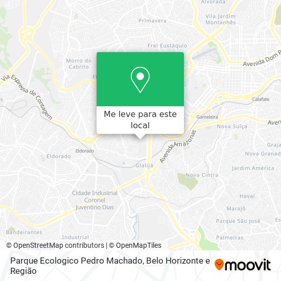 Parque Ecologico Pedro Machado mapa