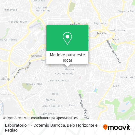 Laboratório 1 - Cotemig Barroca mapa