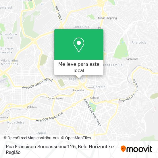 Rua Francisco Soucasseaux 126 mapa