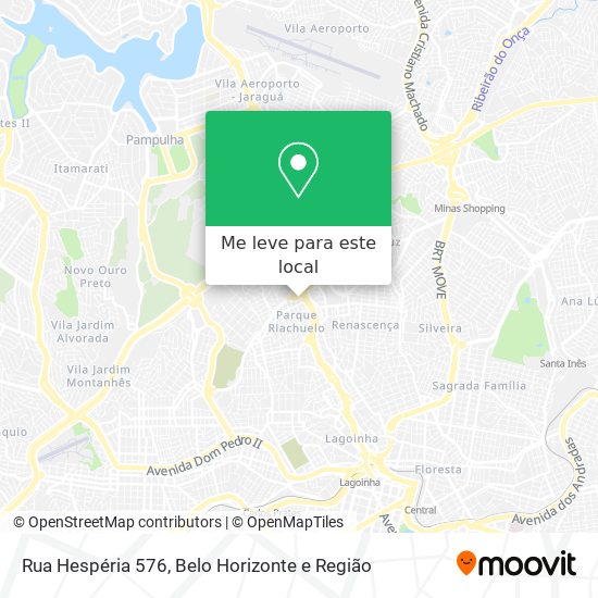 Rua Hespéria 576 mapa