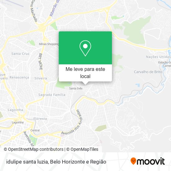 idulipe santa luzia mapa