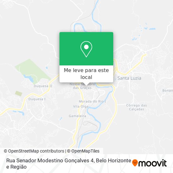 Rua Senador Modestino Gonçalves 4 mapa