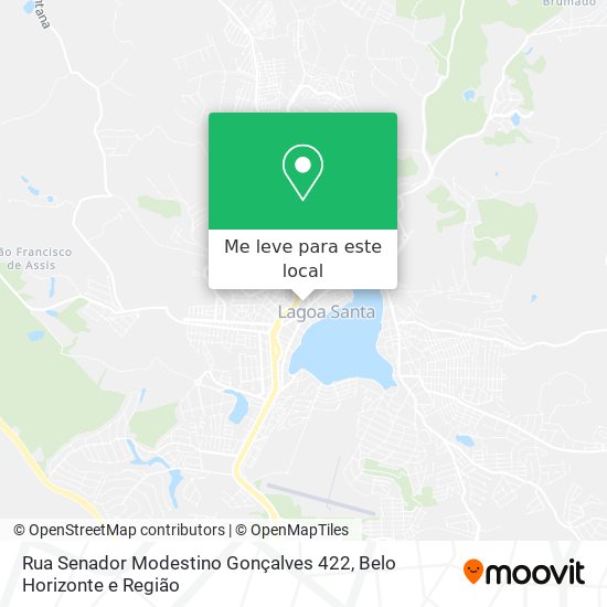 Rua Senador Modestino Gonçalves 422 mapa