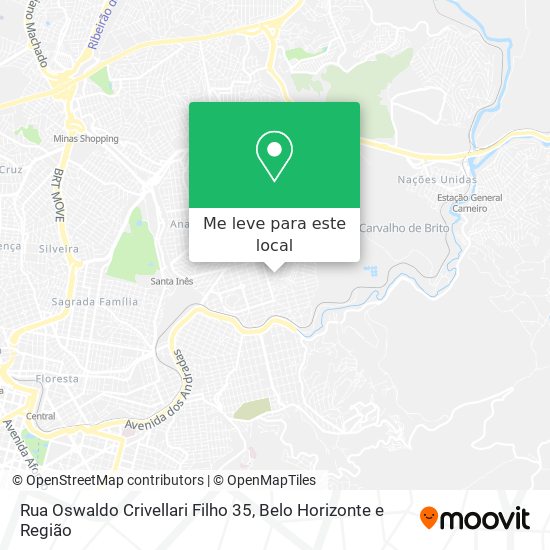 Rua Oswaldo Crivellari Filho 35 mapa