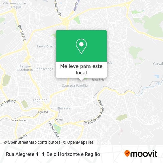 Rua Alegrete 414 mapa