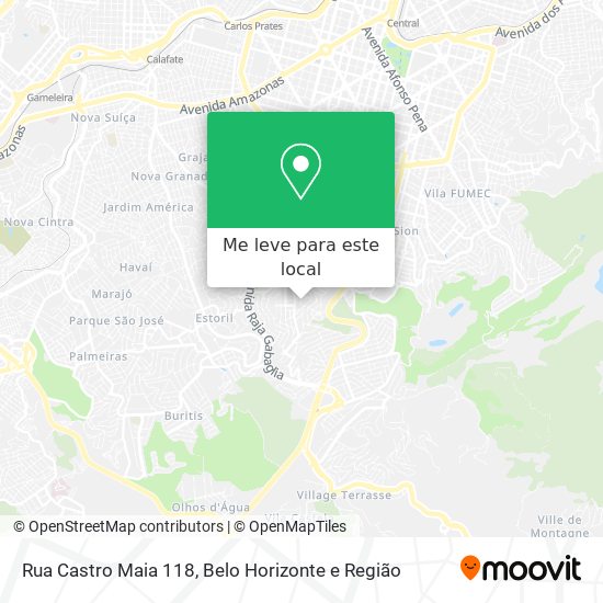 Rua Castro Maia 118 mapa