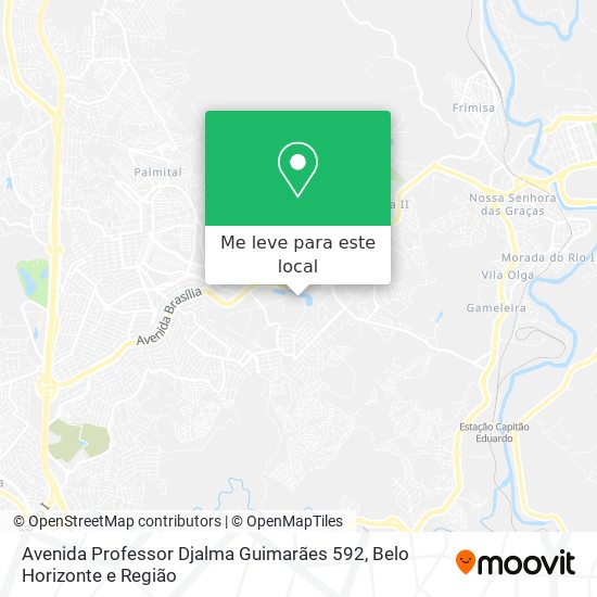 Avenida Professor Djalma Guimarães 592 mapa