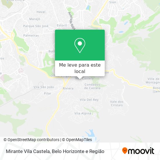 Mirante Vila Castela mapa