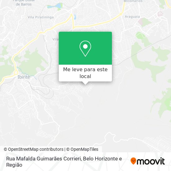 Rua Mafalda Guimarães Corrieri mapa