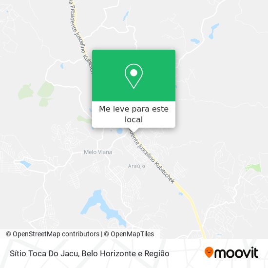 Sítio Toca Do Jacu mapa