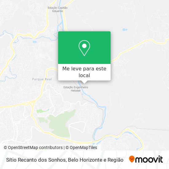 Sítio Recanto dos Sonhos mapa