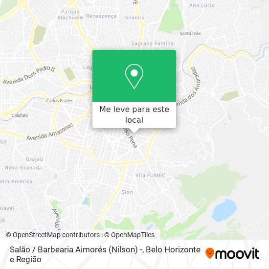 Salão / Barbearia Aimorés (Nilson) - mapa