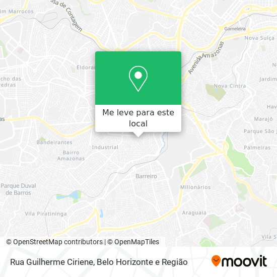 Rua Guilherme Ciriene mapa