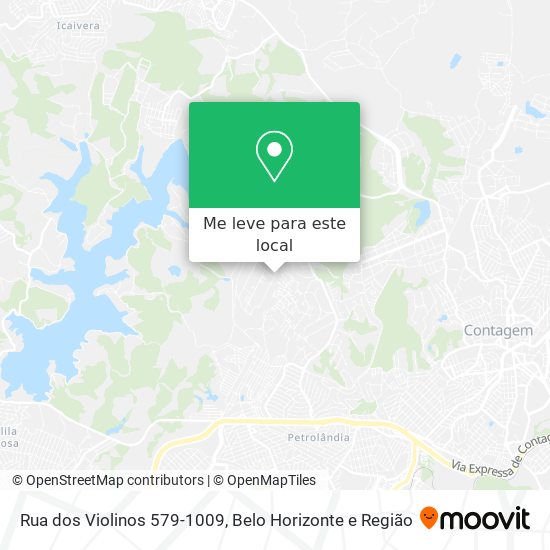 Rua dos Violinos 579-1009 mapa