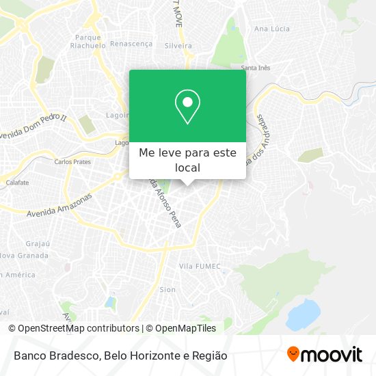 Banco Bradesco mapa