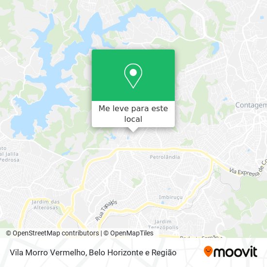 Vila Morro Vermelho mapa