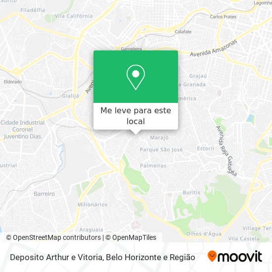 Deposito Arthur e Vitoria mapa