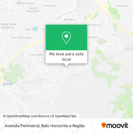 Avenida Perimetral mapa