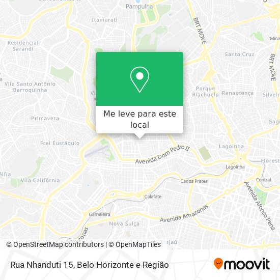 Rua Nhanduti 15 mapa
