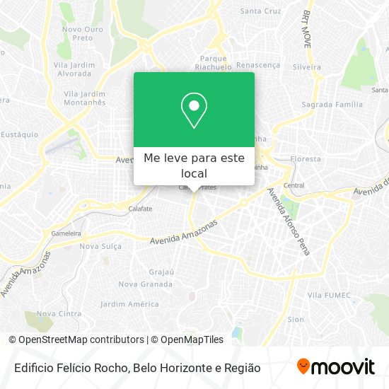 Edificio Felício Rocho mapa