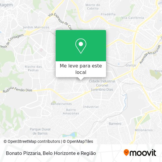Bonato Pizzaria mapa