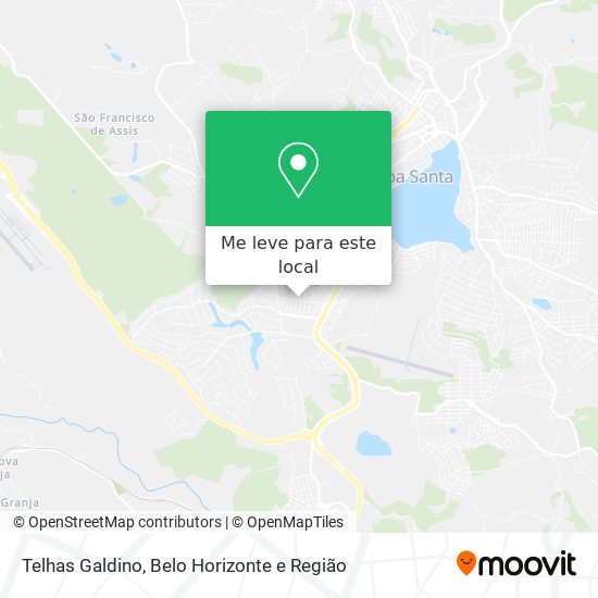 Telhas Galdino mapa