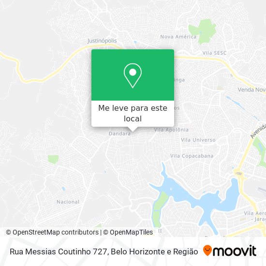 Rua Messias Coutinho 727 mapa