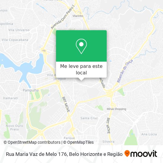 Rua Maria Vaz de Melo 176 mapa