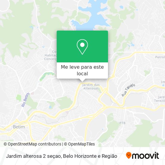 Jardim alterosa 2 seçao mapa