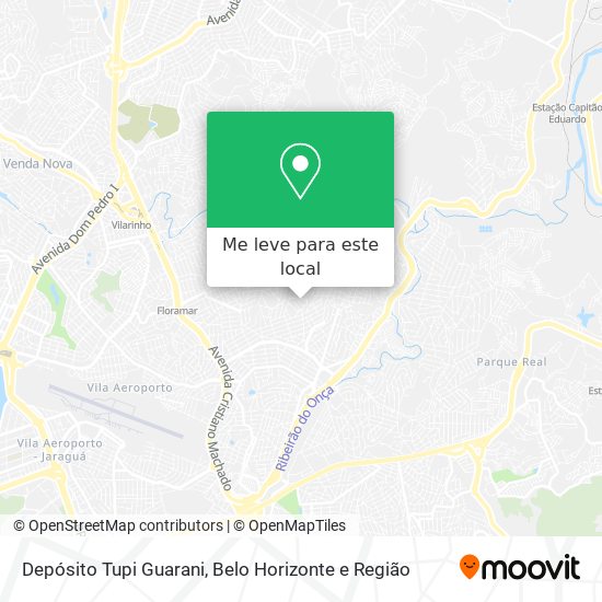 Depósito Tupi Guarani mapa