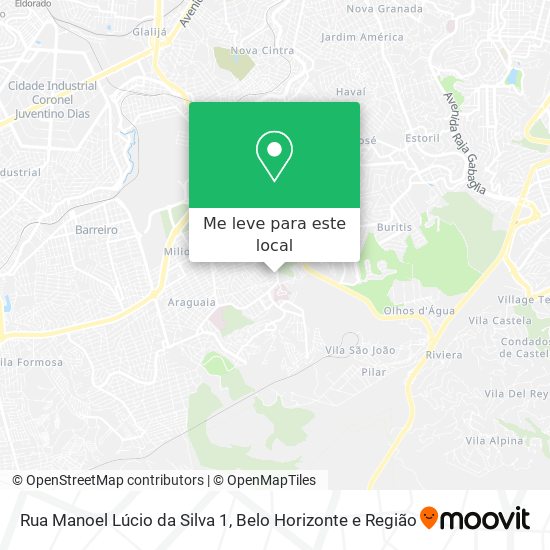 Rua Manoel Lúcio da Silva 1 mapa