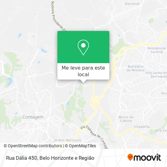 Rua Dália 450 mapa