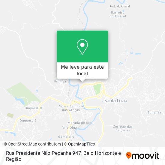 Rua Presidente Nilo Peçanha 947 mapa