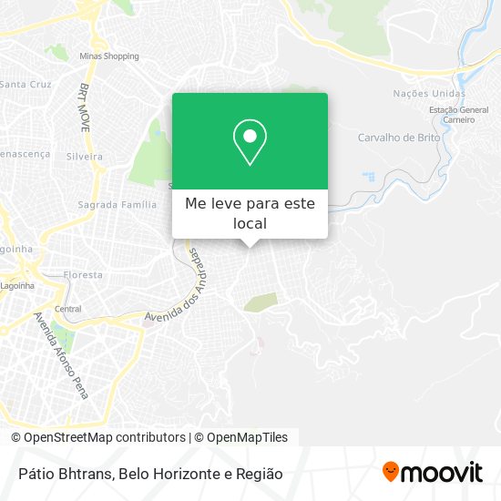 Pátio Bhtrans mapa