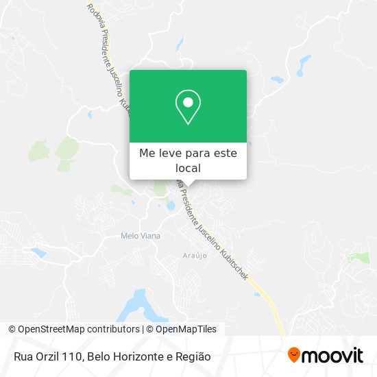 Rua Orzil 110 mapa