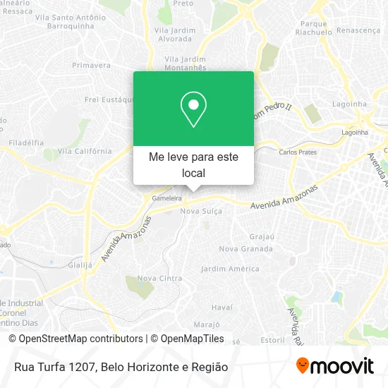 Rua Turfa 1207 mapa