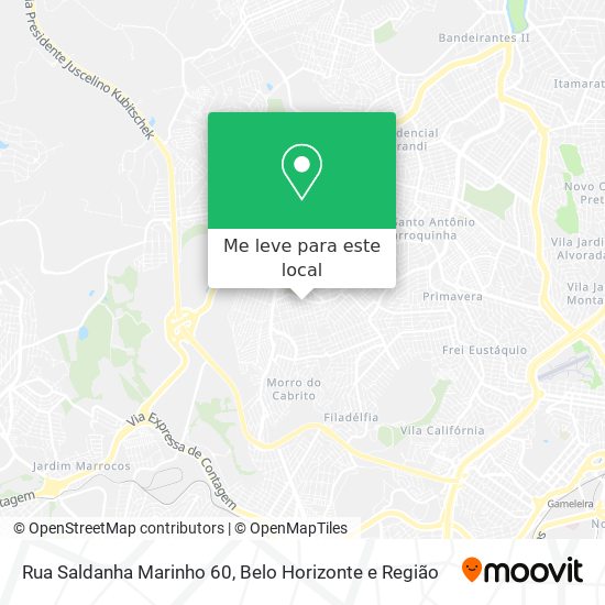 Rua Saldanha Marinho 60 mapa