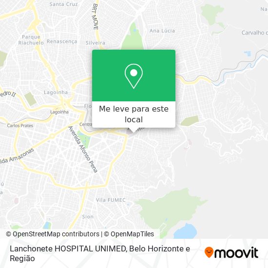 Lanchonete HOSPITAL UNIMED mapa