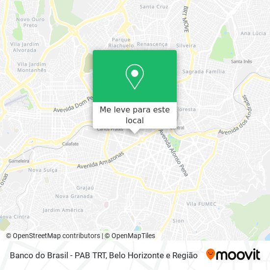 Banco do Brasil - PAB TRT mapa