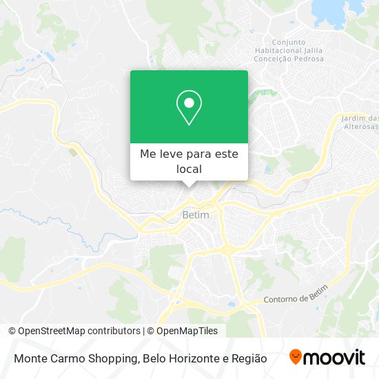 Monte Carmo Shopping mapa
