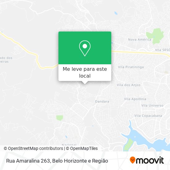 Rua Amaralina 263 mapa