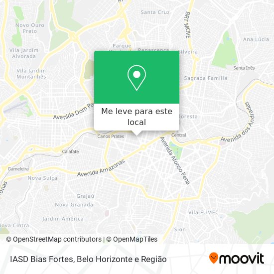 IASD Bias Fortes mapa