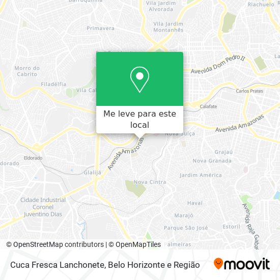 Cuca Fresca Lanchonete mapa
